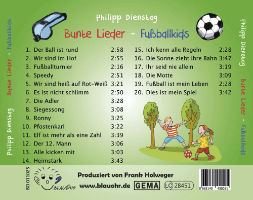 CD Cover Bunte Lieder Fußballkids hinten