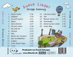 CD Cover Bunte Lieder hinten
