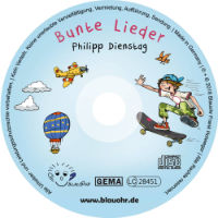CD Label Bunte Lieder