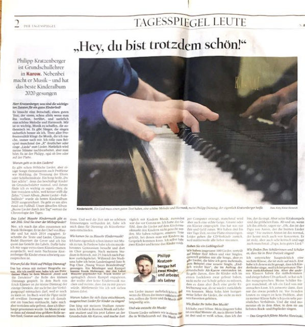 Tagesspiegel Artikel vom 12.02.2021